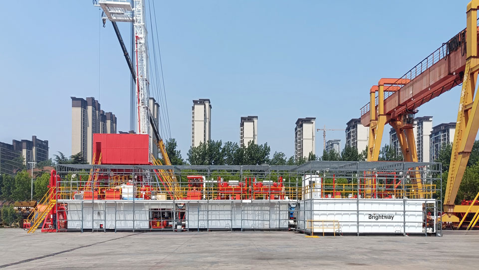 正道能源ZJ40鉆機(jī)固控系統(tǒng)即將交付卡塔爾客戶